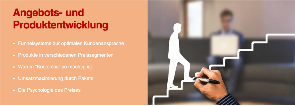 Marketing-Ausbildung: Angebots- und Produktentwicklung