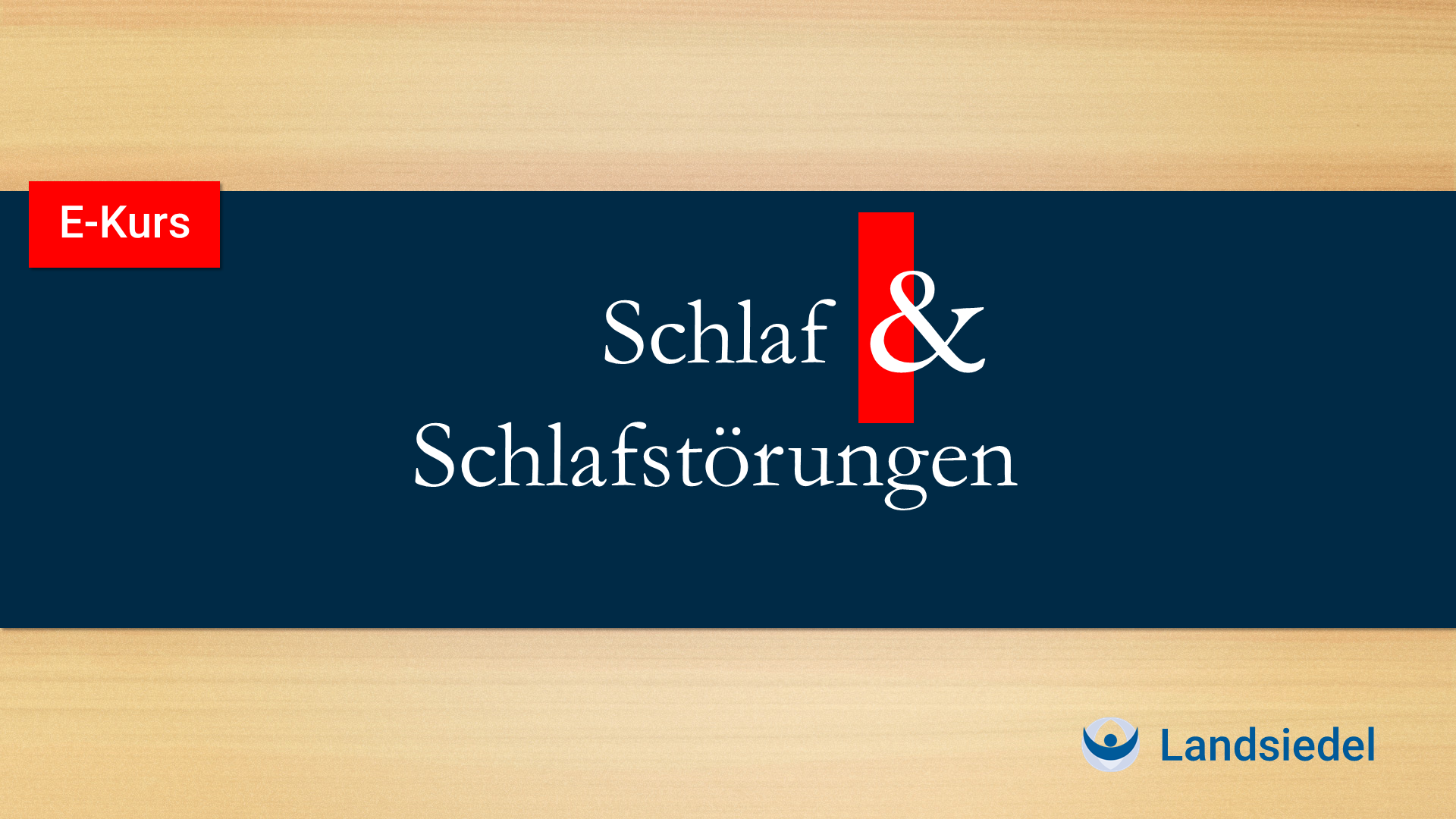 E-Kurs: Schlaf und Schlafstörungen