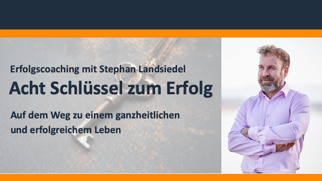 Online-Coachingprogramm "Acht Schlüssel zum Erfolg"