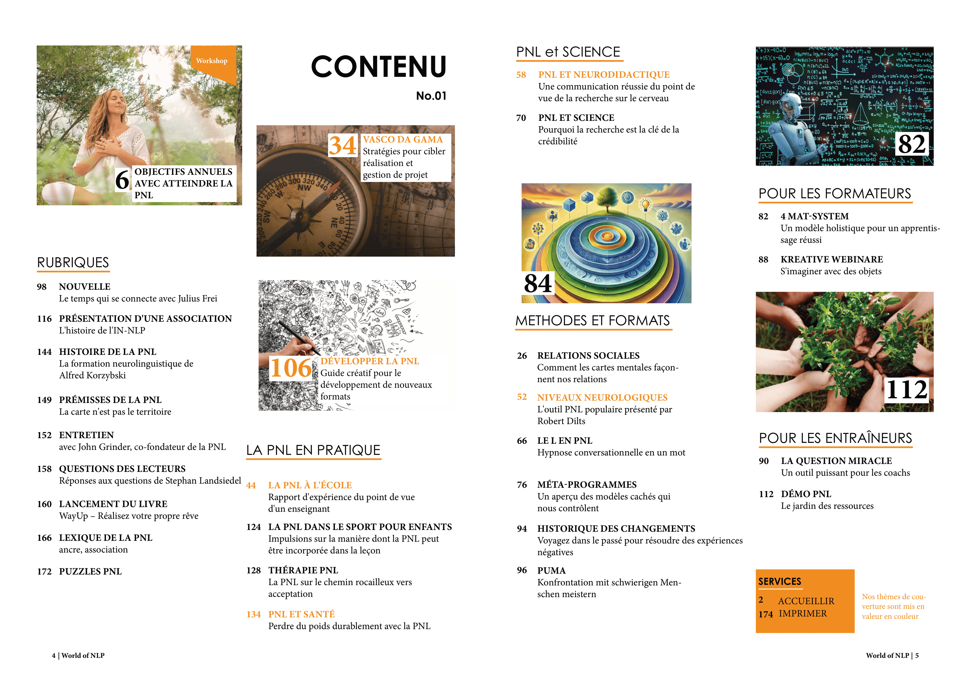 Index de contenu de la revue WON-01